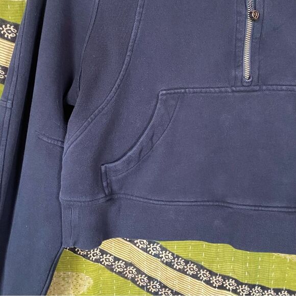 Lululemon Night Sea Scuba Oversized Half-Zip Hoodie Size Extra Small/ Small - Picture 7 of 16